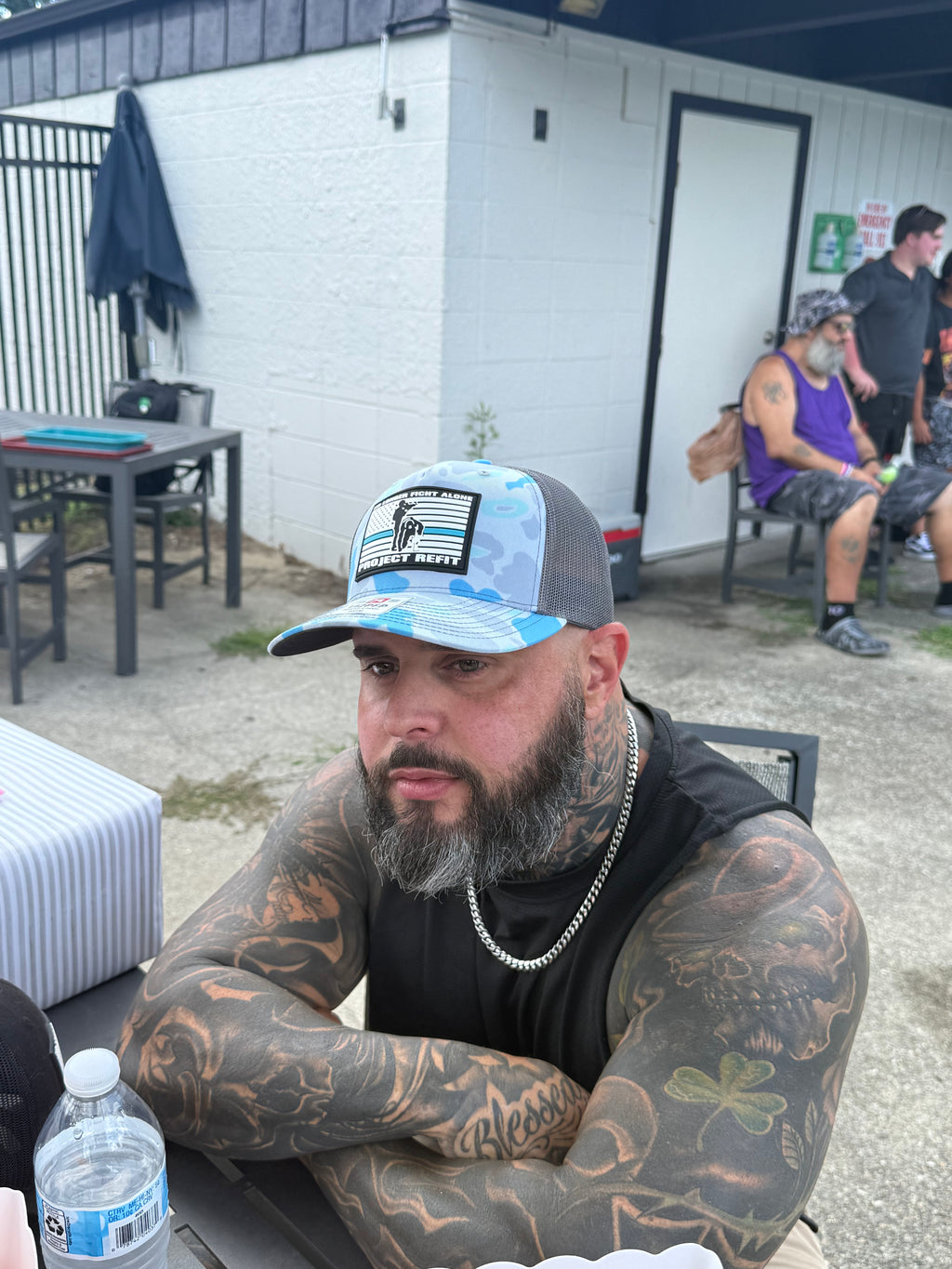 Project Refit Light Blue Duck Camo Trucker Hat