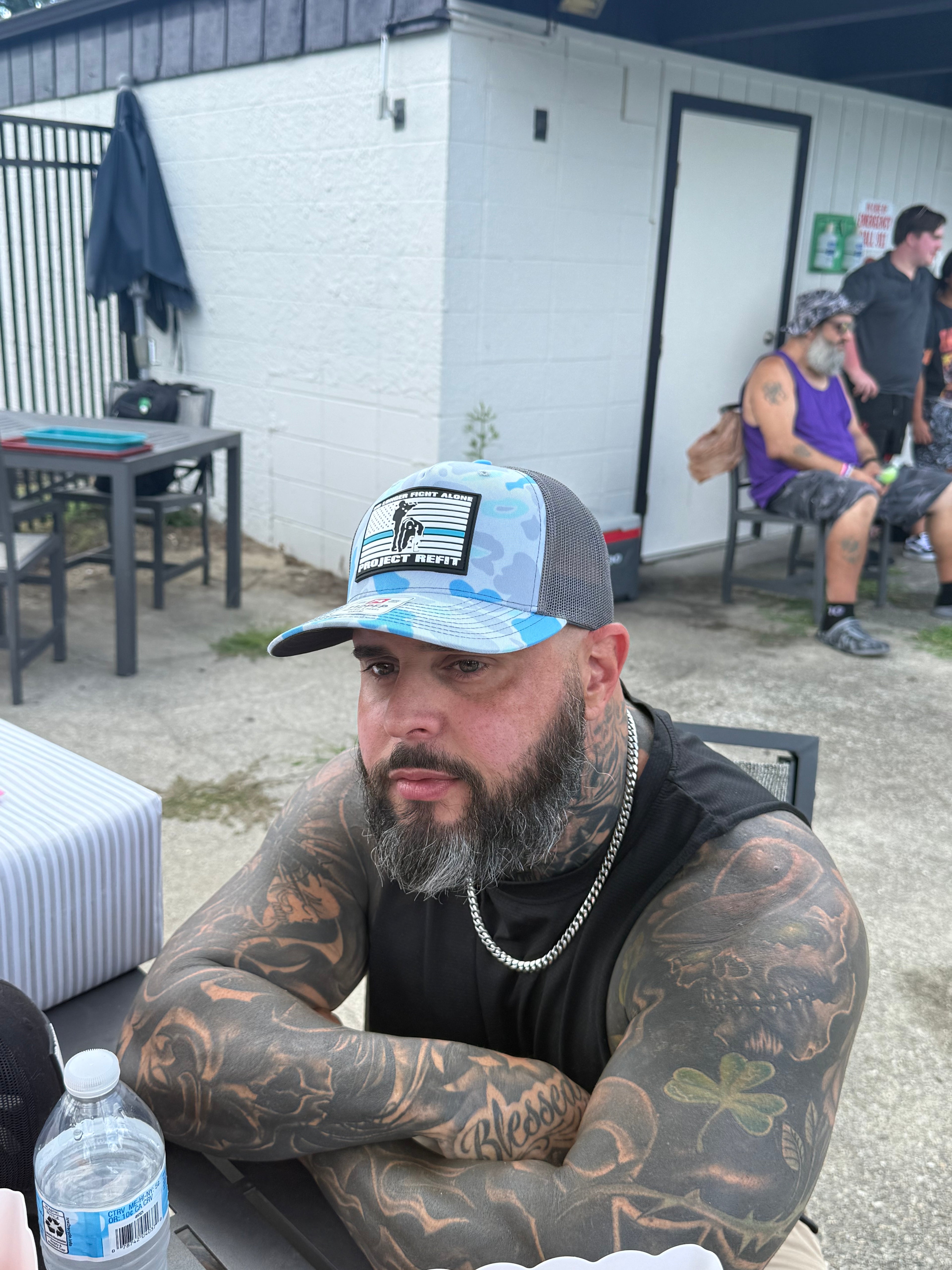 Project Refit Light Blue Duck Camo Trucker Hat