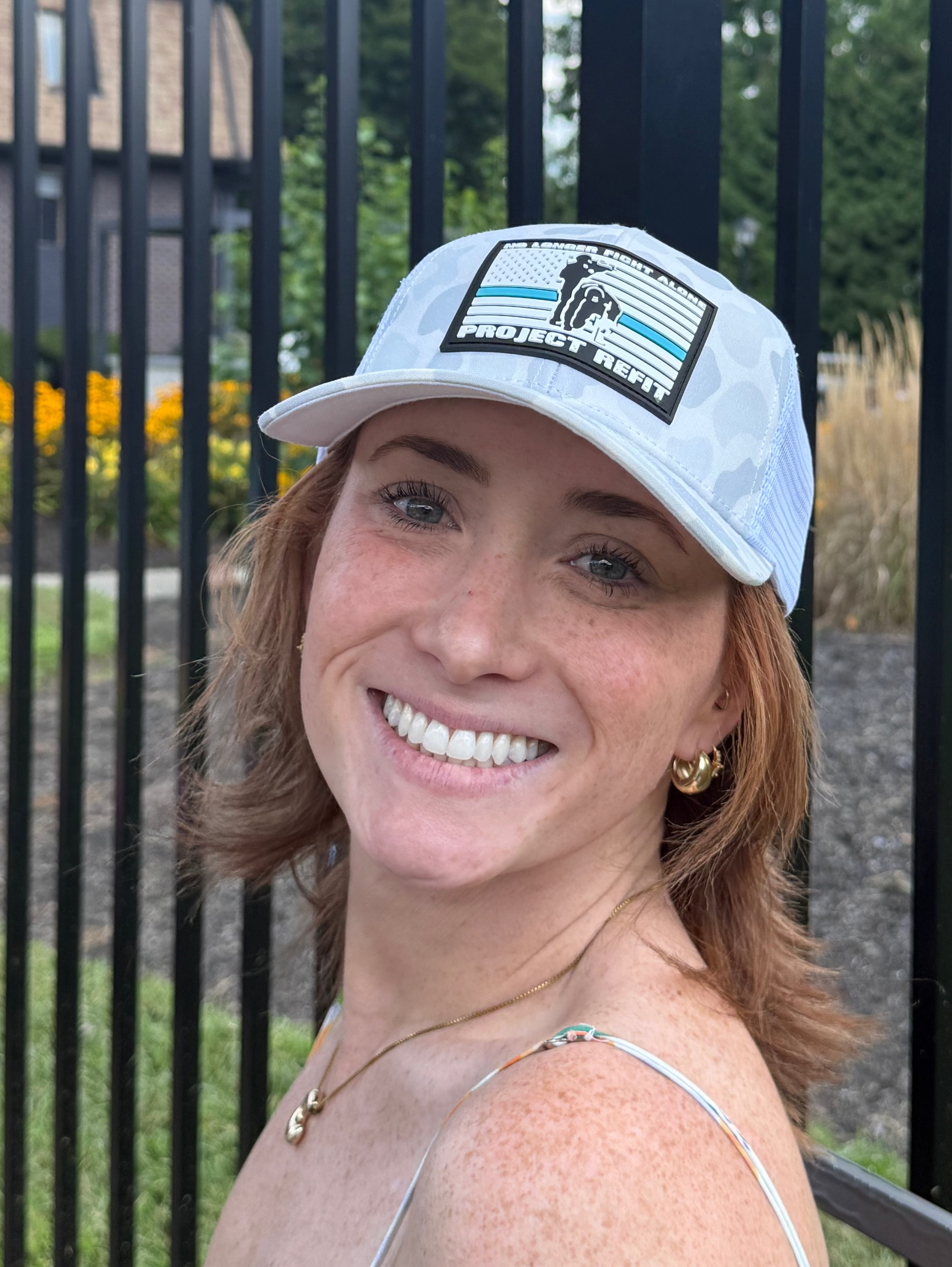 Project Refit White Duck Camo Trucker Hat