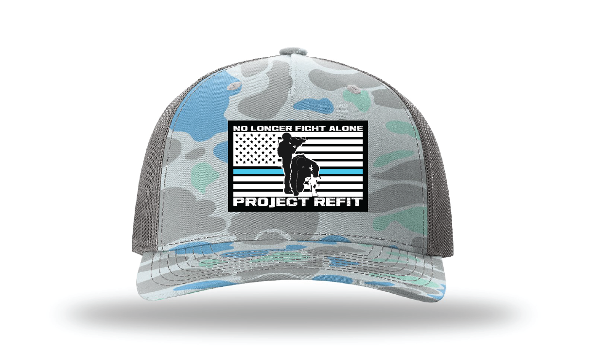 Project Refit Light Blue Duck Camo Trucker Hat