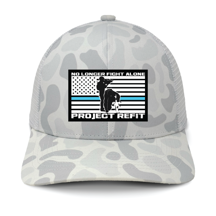 Project Refit White Duck Camo Trucker Hat